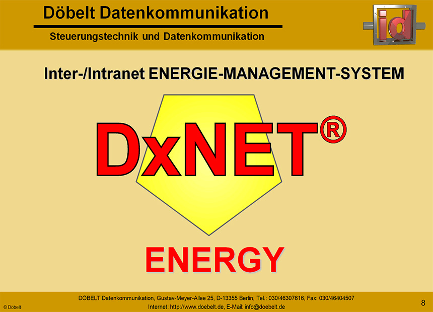 D�belt Datenkommunikation - Produktpr�sentation: sys-energie - Folie 8